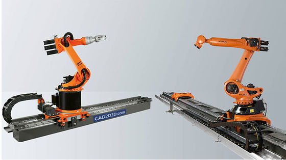 높은 정밀도와 반복성을 가진 바닥 장착 위치 선형 로봇 ±0.02mm